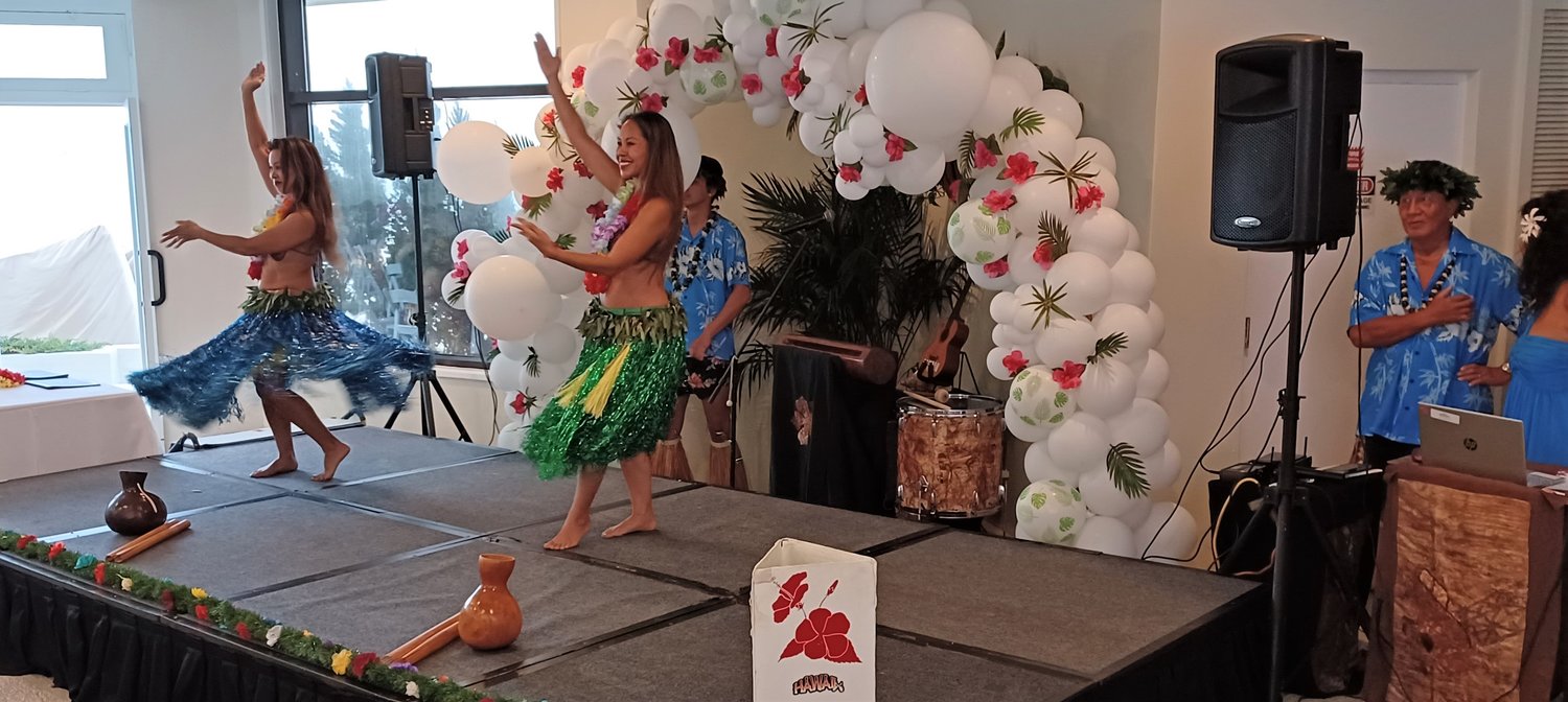 The theme for this year's Beaches, a Celebration of the Arts was Hawaii. Here, dancers from Prince Pele's Polynesian Revue perform a traditional dance.